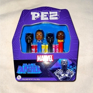NIB Black Panther Pez Set‎